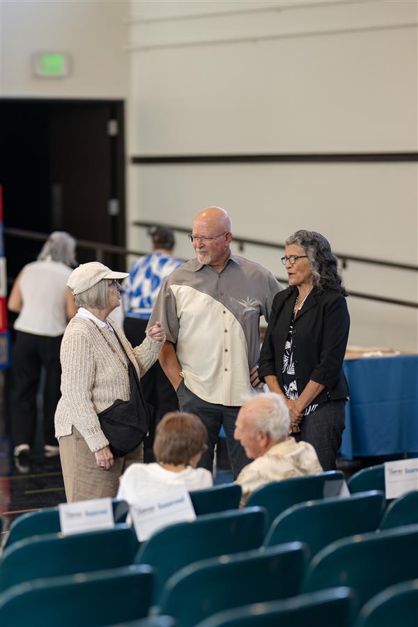 people gathered in auditorium